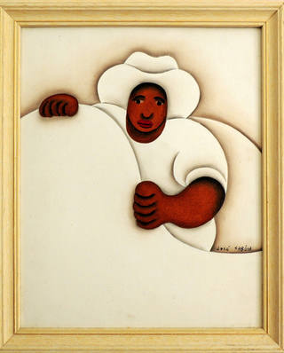 José Sabóia - José Saboia – Figura Masculina – Ast – 41 X 33 cm