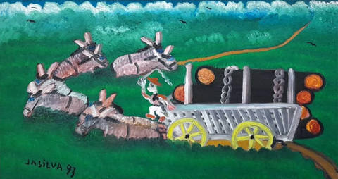 Transporte de madeira
