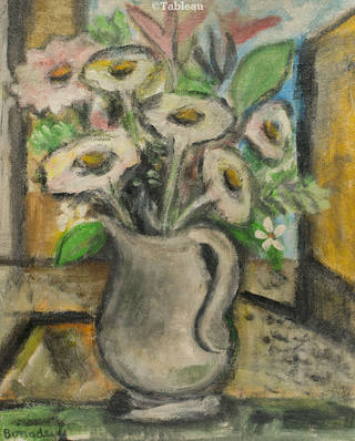 Aldo Bonadei - Jarro com flores