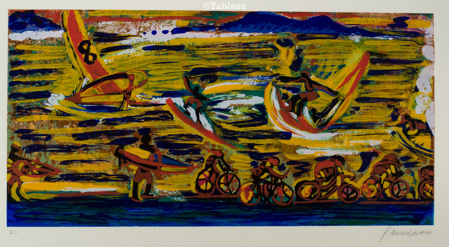 Rubens Gerchman - Na praia