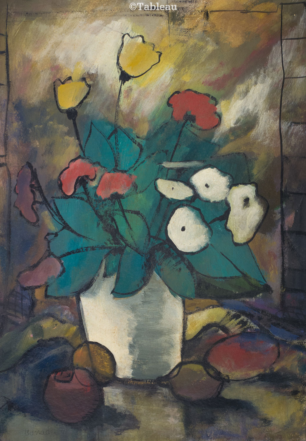 Aldo Bonadei - Flores