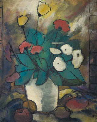 Aldo Bonadei - Flores