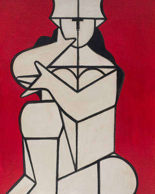 Milton Dacosta - Figura sentada