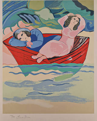 Cícero Dias - Meninas no barco