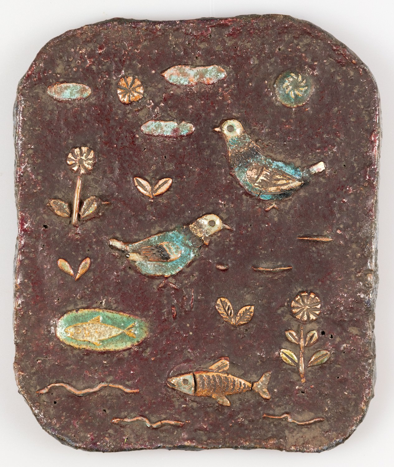 Pássaros, Peixe e Flores