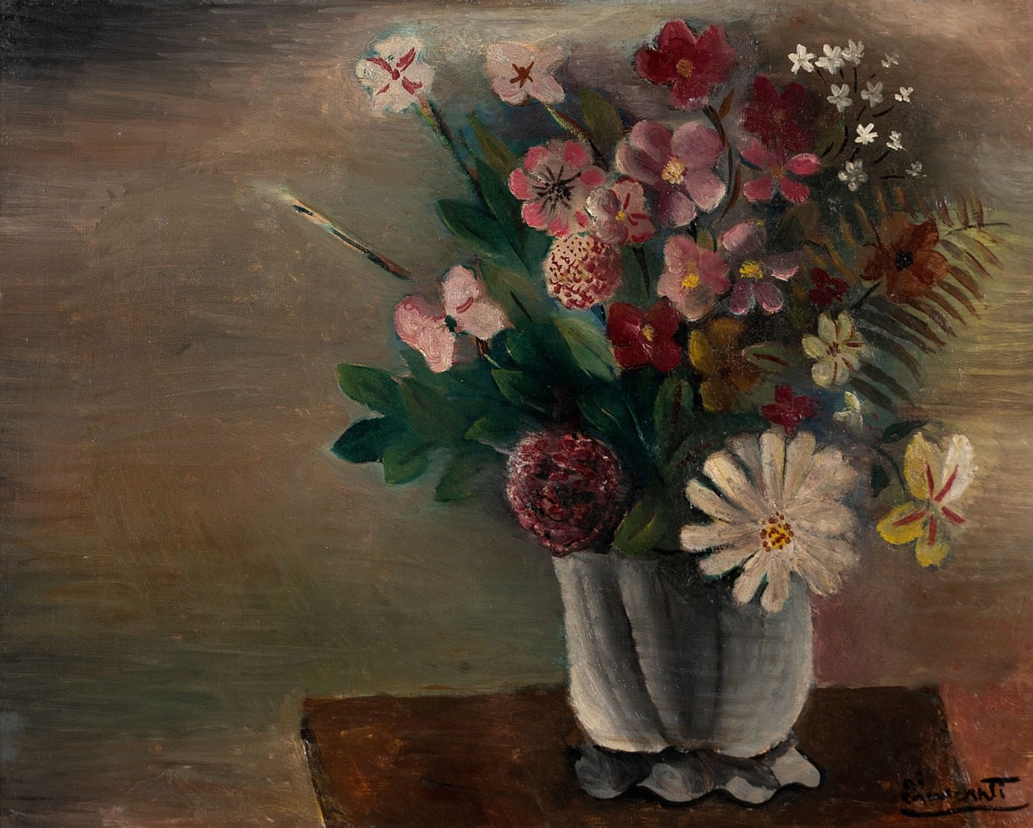Emiliano di Cavalcanti - Vaso com Flores