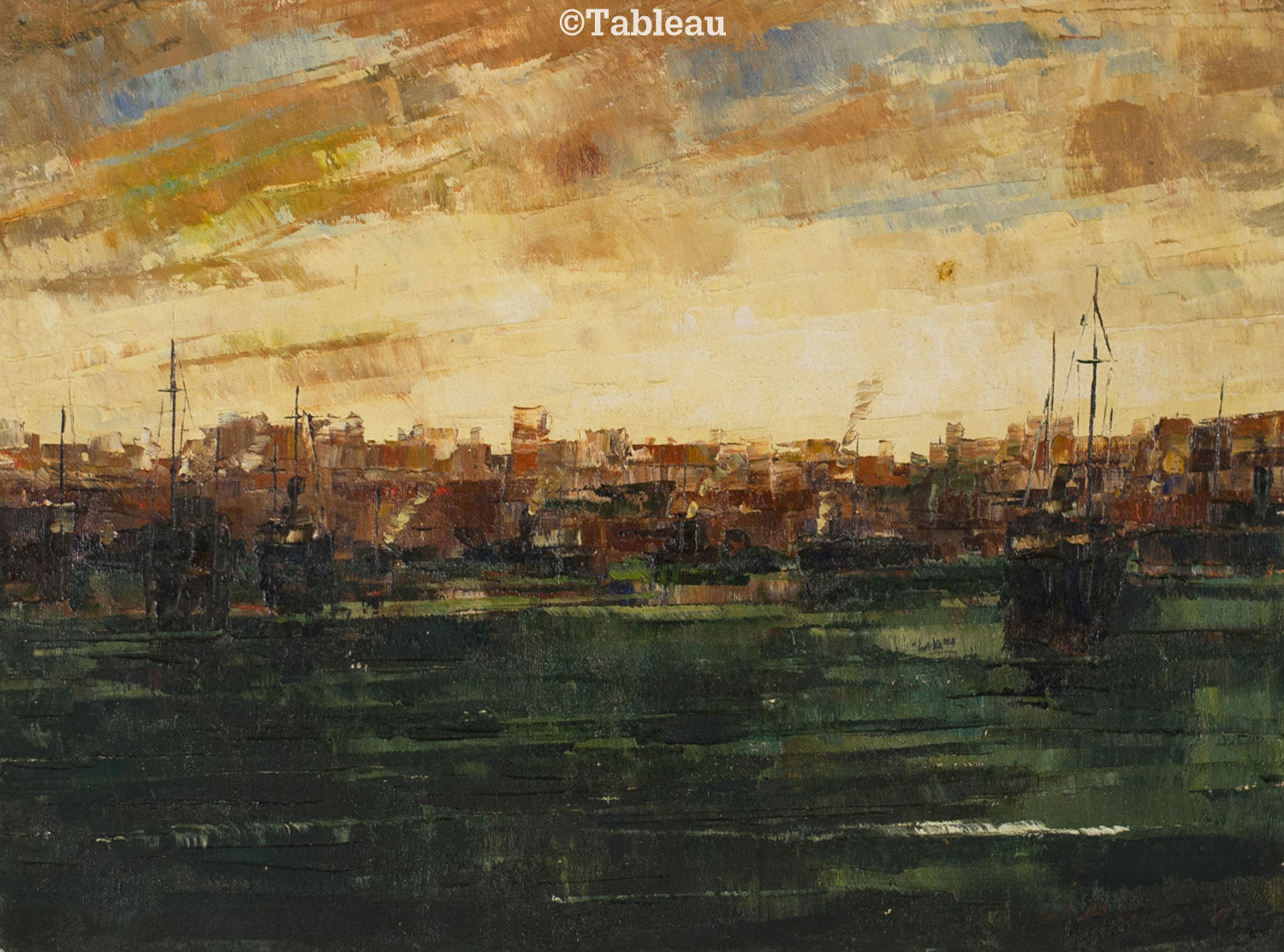 José Paulo Moreira da Fonseca - Crepúsculo no porto