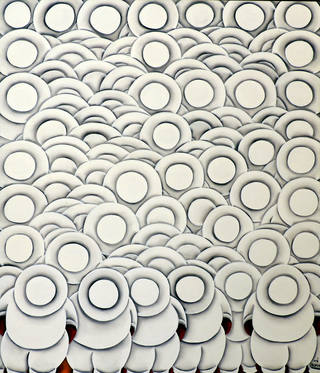 José Sabóia - José Sabóia – Figuras de Chapéu – Ast – 70 X 60 cm