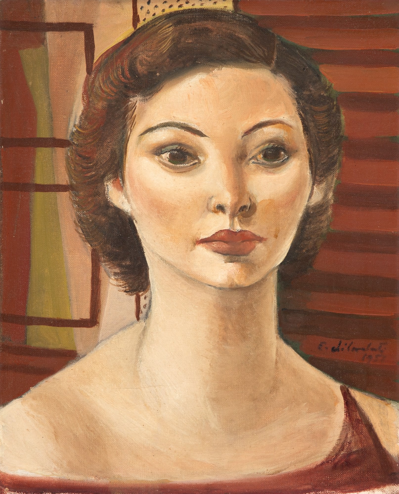 Emiliano di Cavalcanti - Retrato de Maria Luiza Moreira de Andrade (Dadá)