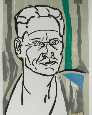 Aldo Bonadei - Auto retrato