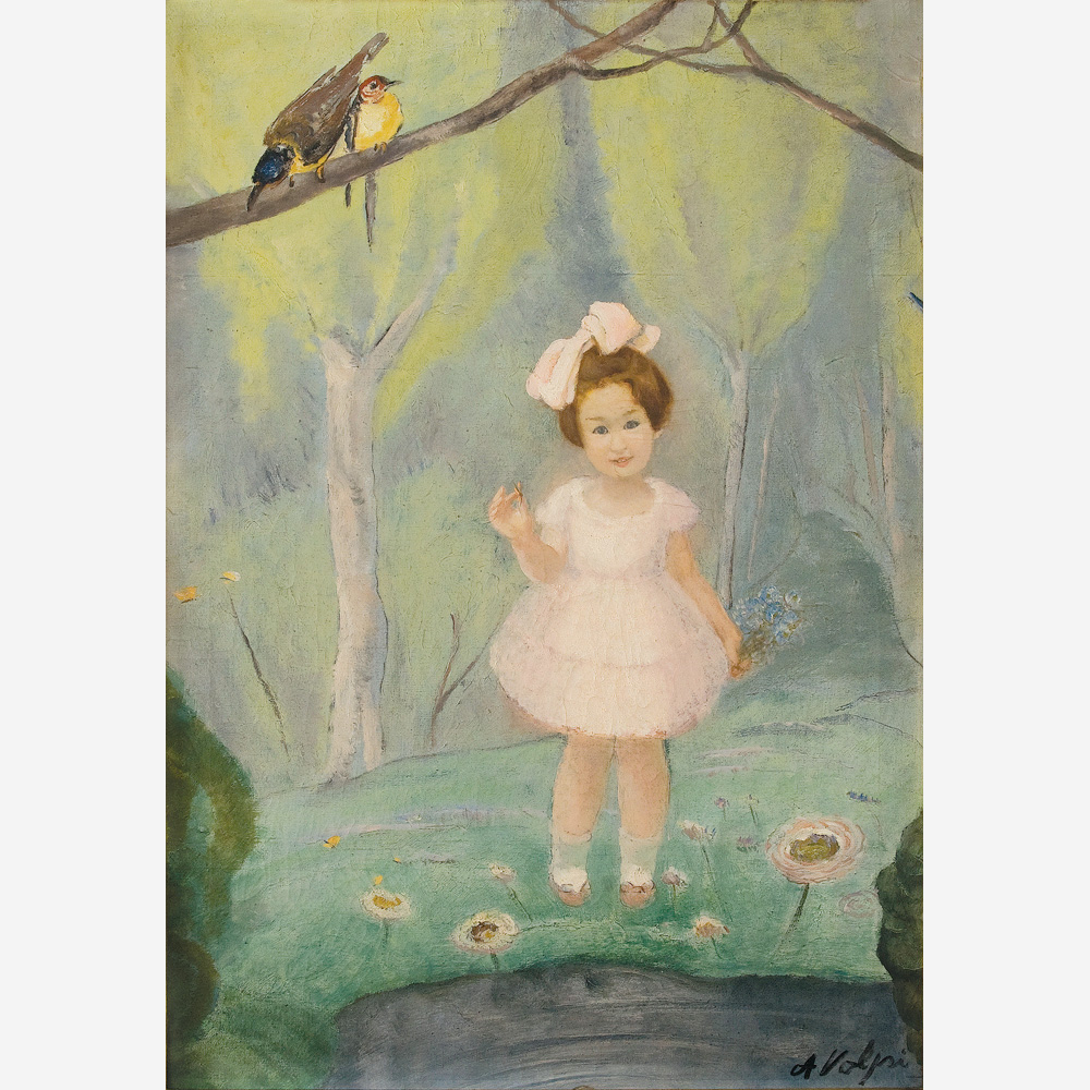 Alfredo Volpi - Menina