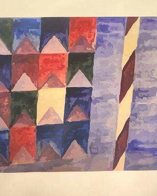 Alfredo Volpi - Bandeirinhas e Mastro