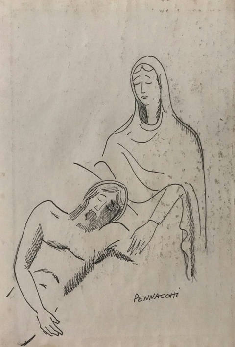Cristo e Virgem Maria