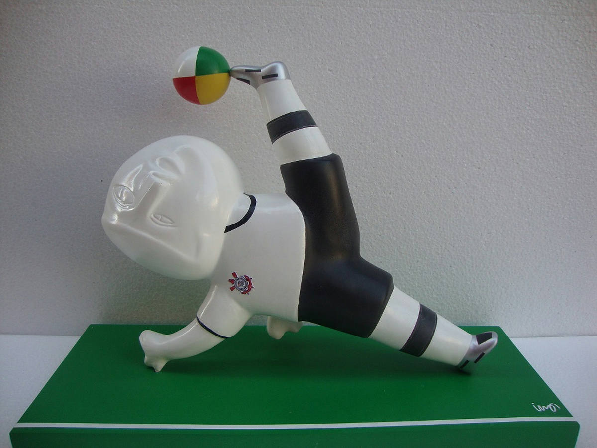 Jogador do Corinthians Bicicleta