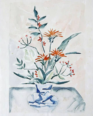 Kong Fang Chen - Vaso com flores