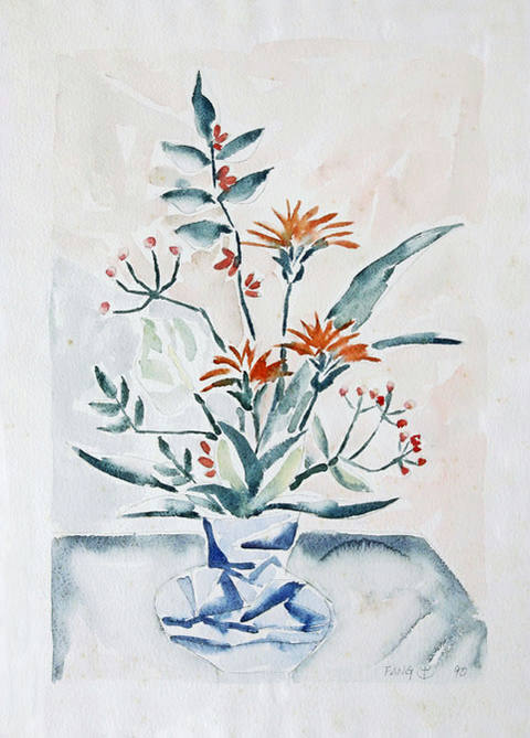Vaso com flores
