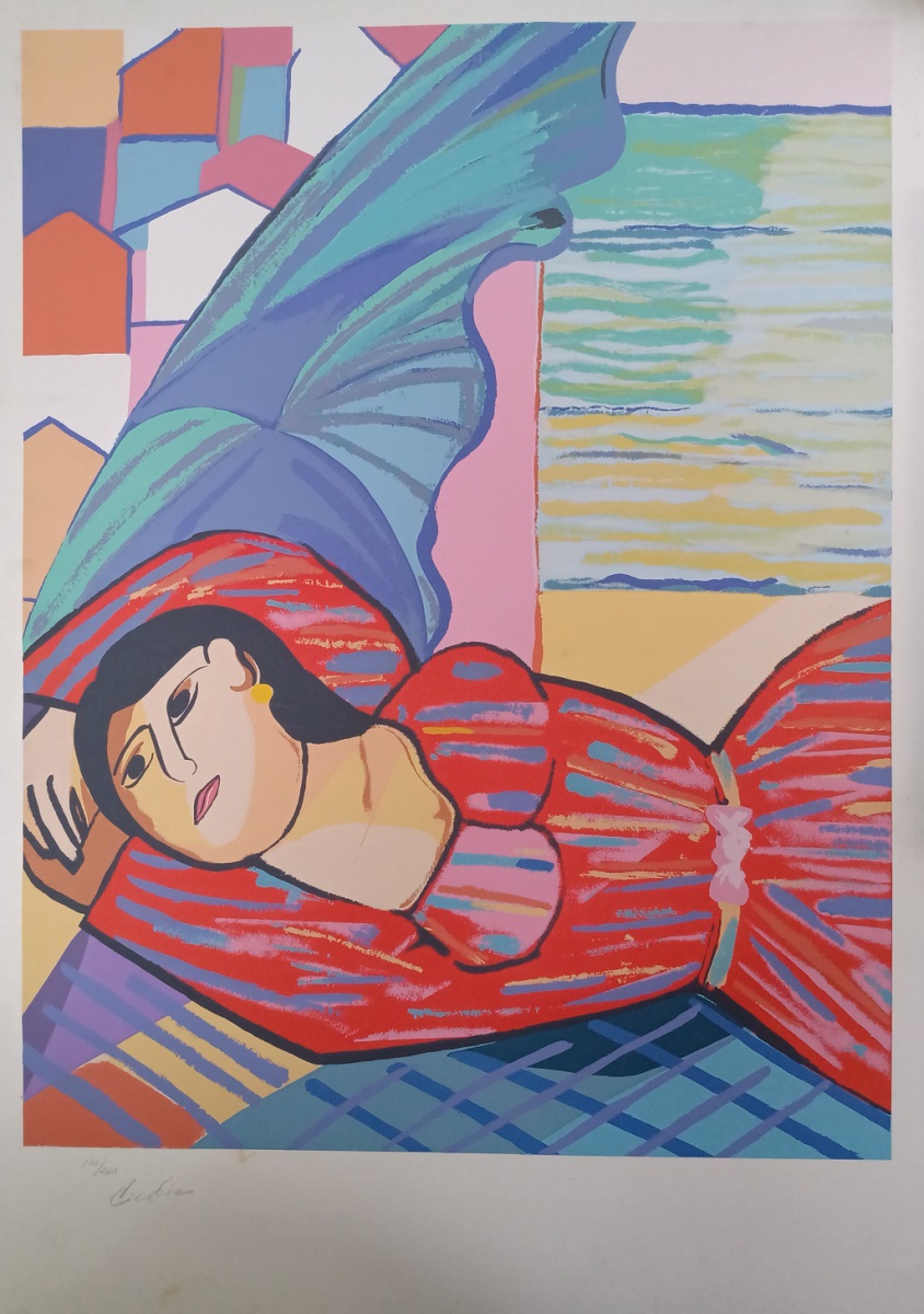 Cícero Dias - Mulher de vermelho