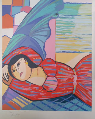 Cícero Dias - Mulher de vermelho