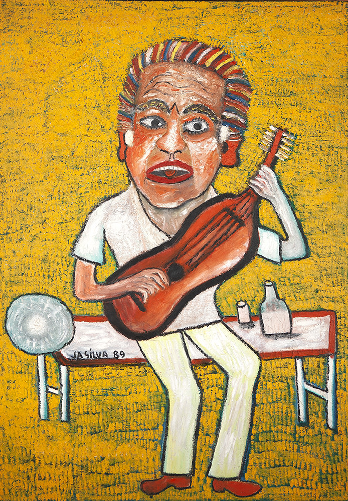 Meu Auto Retrato tocando Violão