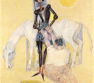 Candido Portinari - Dom Quixote Recebendo Vassalagem de Sancho Pança