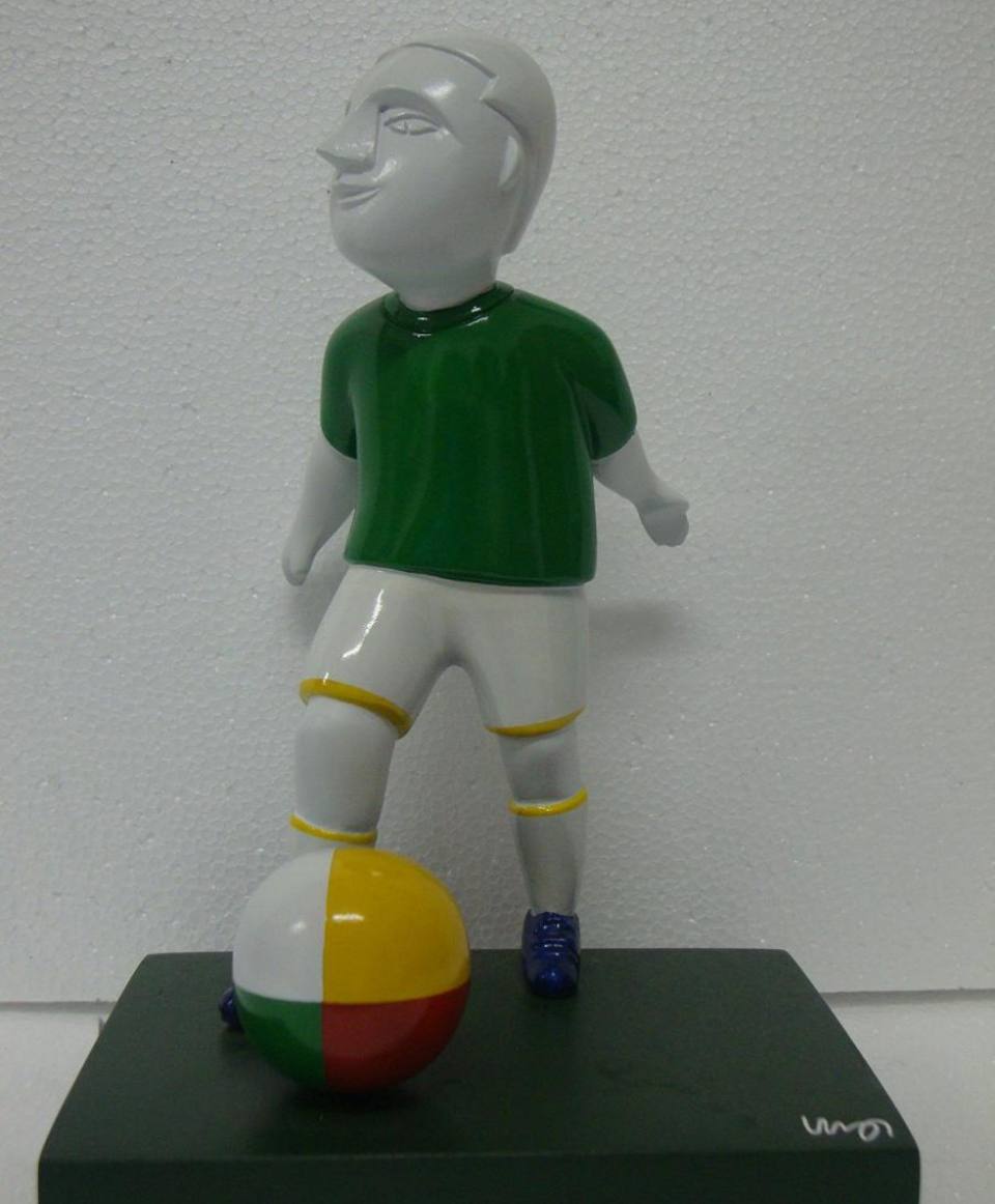 Inos Corradin - Jogador de Futebol/Camisa Verde