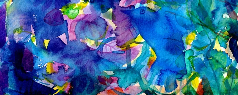 Pássaro Entre Flores