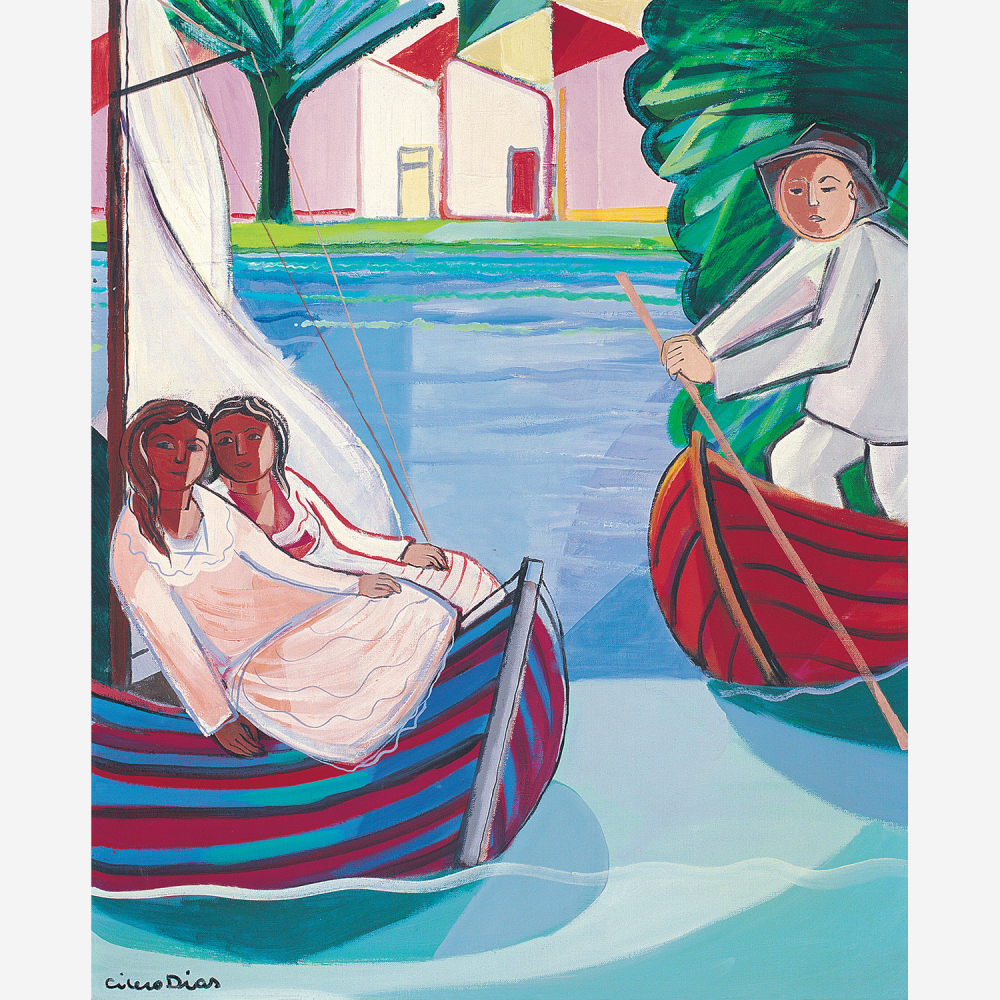 Cícero Dias - Barcos com Figuras
