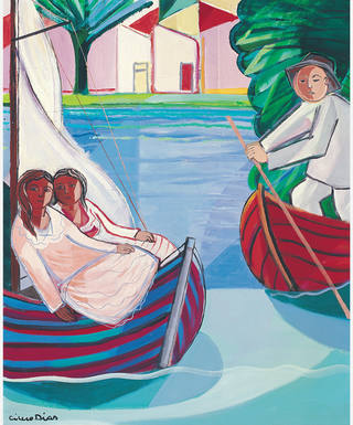 Cícero Dias - Barcos com Figuras