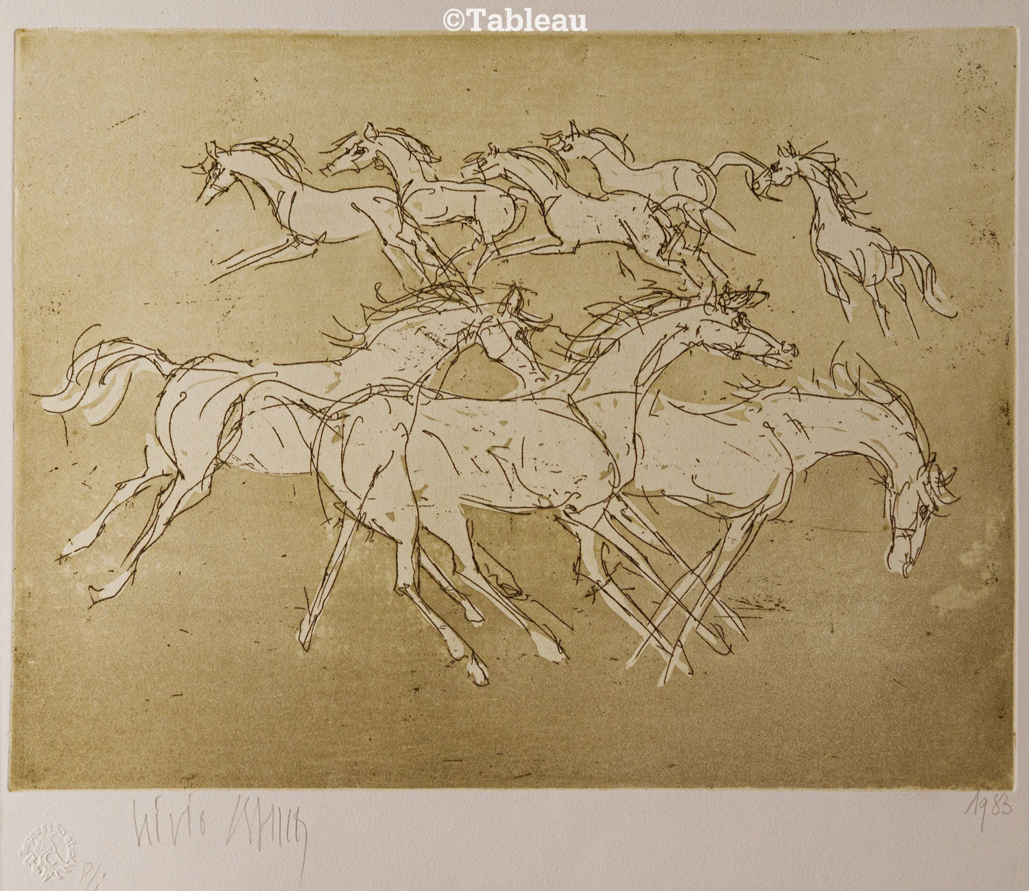 Lívio Abramo - Cavalos