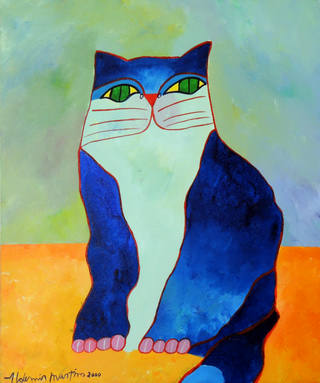 Aldemir Martins - Gato Azul