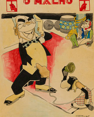 J. Carlos - Capa da Revista "o malho"