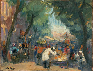 Alfredo Volpi - Feira do Cambuci