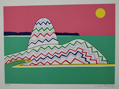 Pão de Açúcar estilizado
