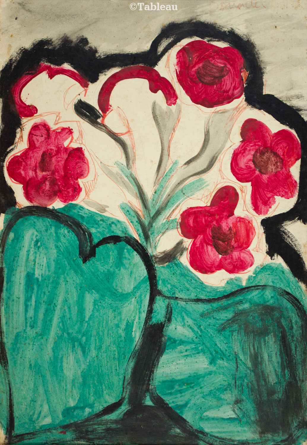 Aldo Bonadei - Flores