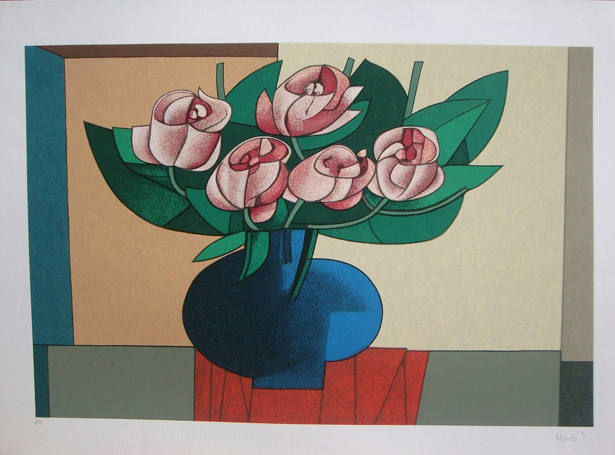 Vaso com flores