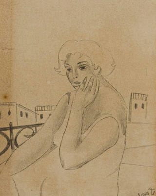Emiliano di Cavalcanti - Pensativa