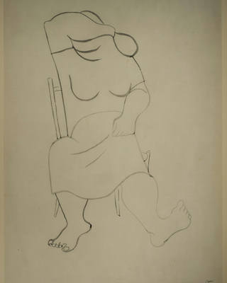 Emiliano di Cavalcanti - Mulher sentada