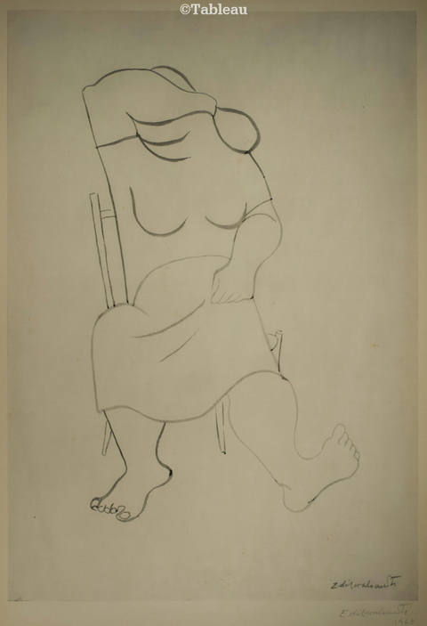 Mulher sentada