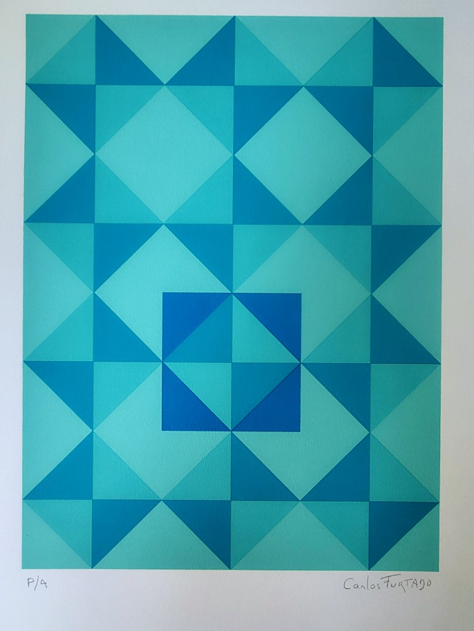 Carlos Furtado - Geométrico Azul