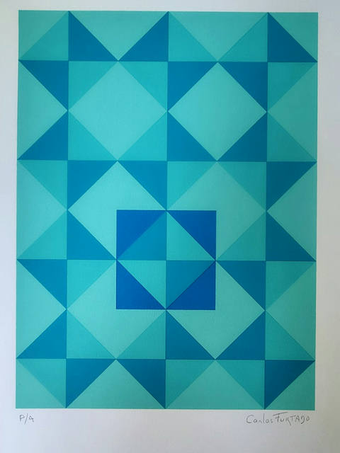 Geométrico Azul