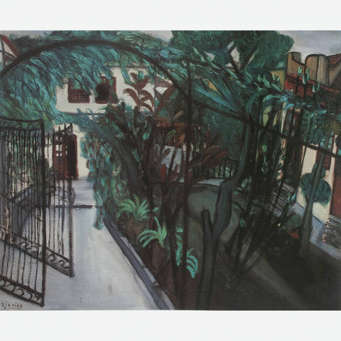 Portão da Casa da Artista em Santa Teresa