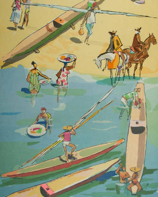 Carybé - Praia