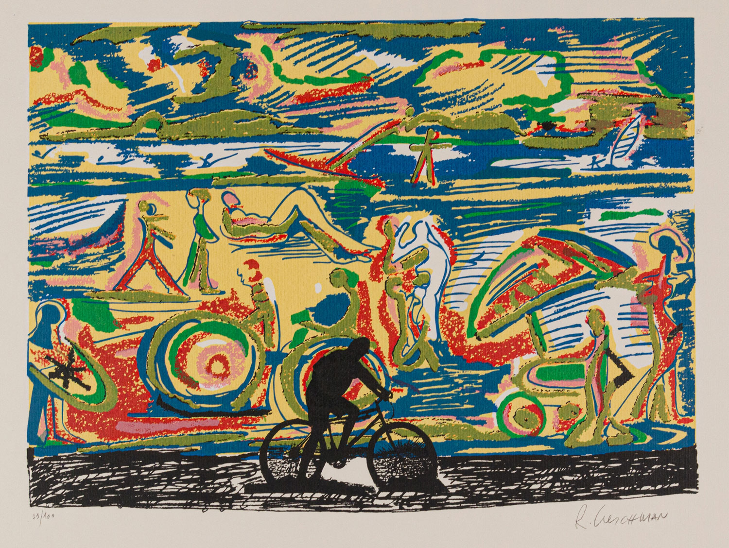 Rubens Gerchman - Na praia
