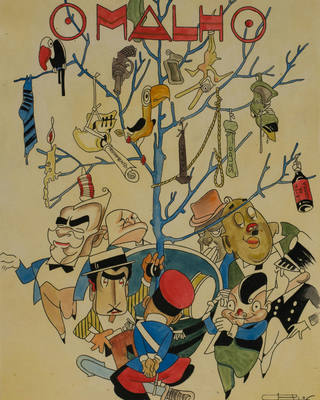 J. Carlos - Capa da revista "o Malho"