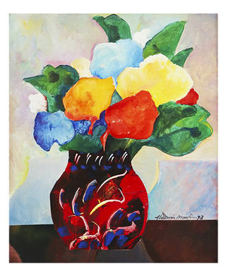 Aldemir Martins - Vaso flor