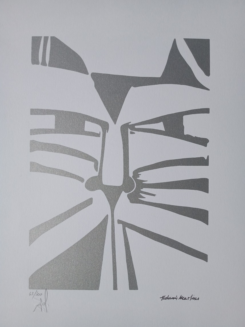 Aldemir Martins - Gato Cinza