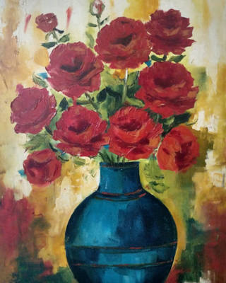 Durval Pereira - Vaso com Flores