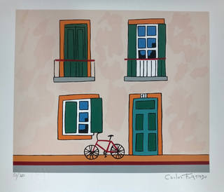 Carlos Furtado - Fachada com bicicleta