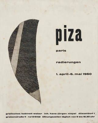 Arthur Luiz Piza - Cartaz (Piza - Paris - Radierungen)