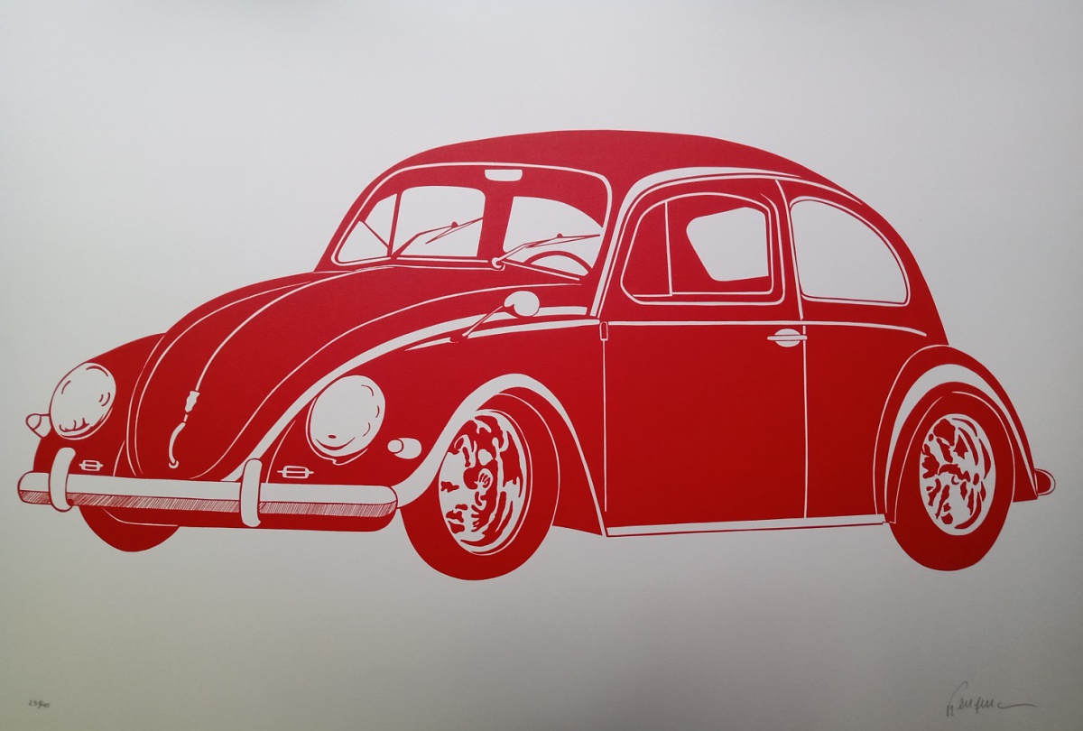Fusca vermelho